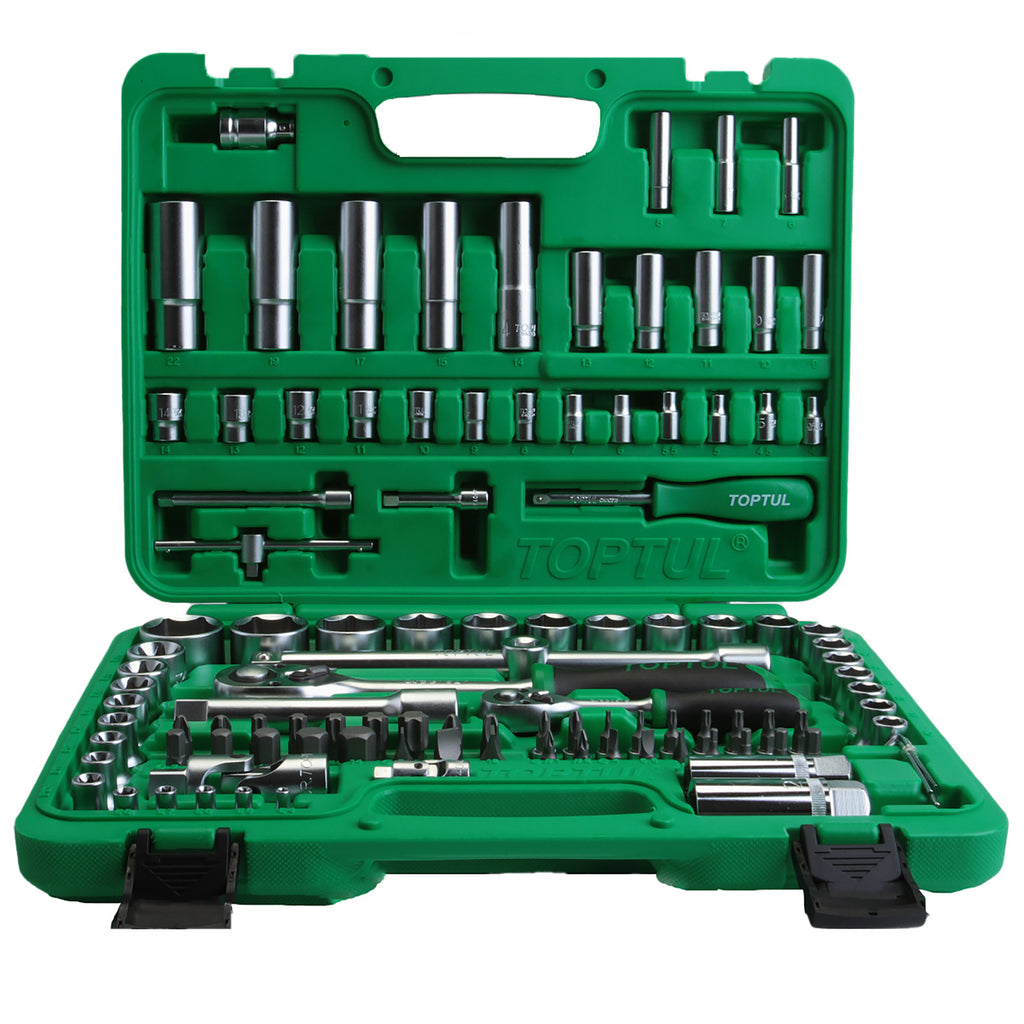 Trusa scule profesionala 1/4-1/2 108 Piese Toptul - GCAI108R