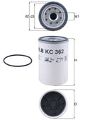 filtru combustibil KC 362D MAHLE