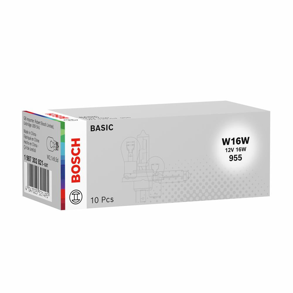 BEC 12V W16W 16W ECO SET 10 BUC BOSCH