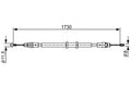 Cablu, frana de parcare 1 987 482 549 BOSCH