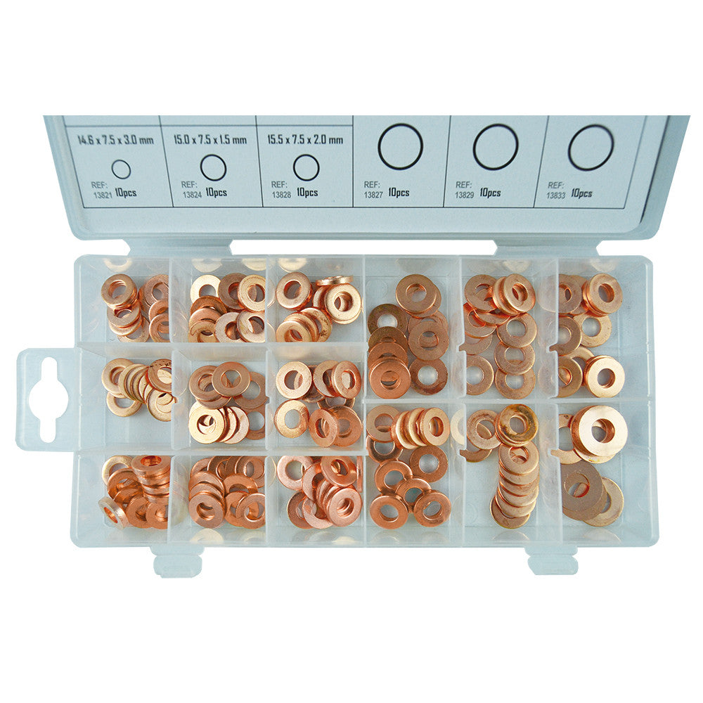Trusa saibe cupru pentru injectoare 150 pc JBM - 53229