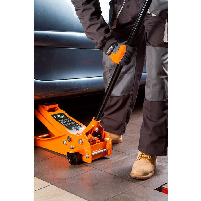 Cric de podea tip crocodil 2.5T Neo Tools - 11731