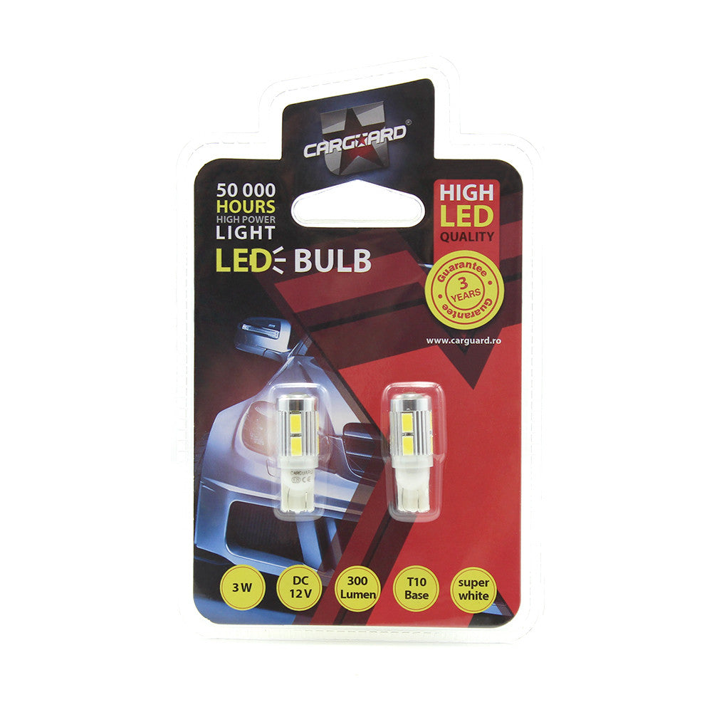 Led de Pozitie W5W T10 12V 3W  - Set 2 buc Carguard - CLD014