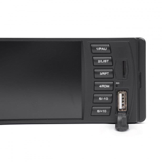 Unitate principală multimedia „Malibu Star” - 1 DIN - 4 x 50 W - BT - MP3 - AUX - SD - USB Carguard - 39751
