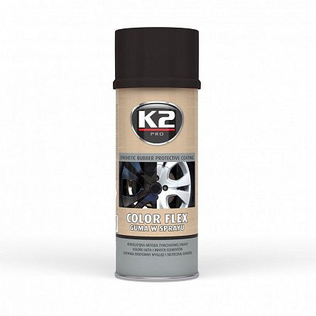 COLOR FLEX - Spray vopsea cauciucata - negru lucios - 12182212