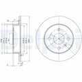 Disc frana BG3403 DELPHI