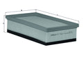 Filtru aer LX 1617 MAHLE