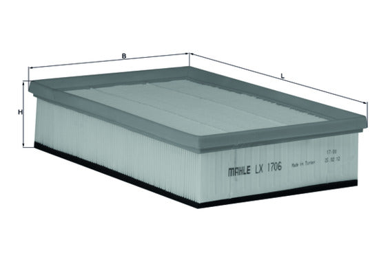 Filtru aer LX 1706 MAHLE