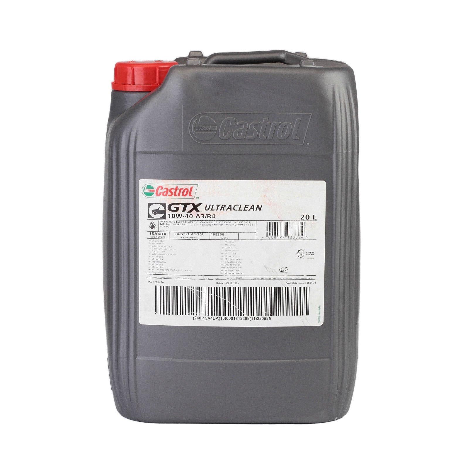 Ulei motor Castrol Gtx Ultraclean 10W40 20L - 11283393