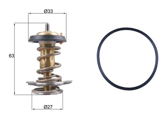 termostat,lichid racire TX 264 82D MAHLE