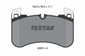 set placute frana,frana disc 2058101 TEXTAR