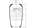 Burduf, suspensie pneumatica 20884 FEBI BILSTEIN