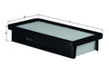 Filtru aer LX 2638 MAHLE