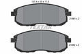 set placute frana,frana disc 2156201 TEXTAR