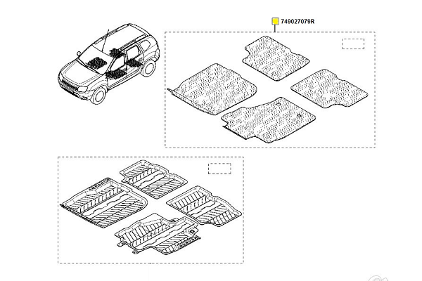 SET COVORASE TEXTIL MADRIGAL 4X2
