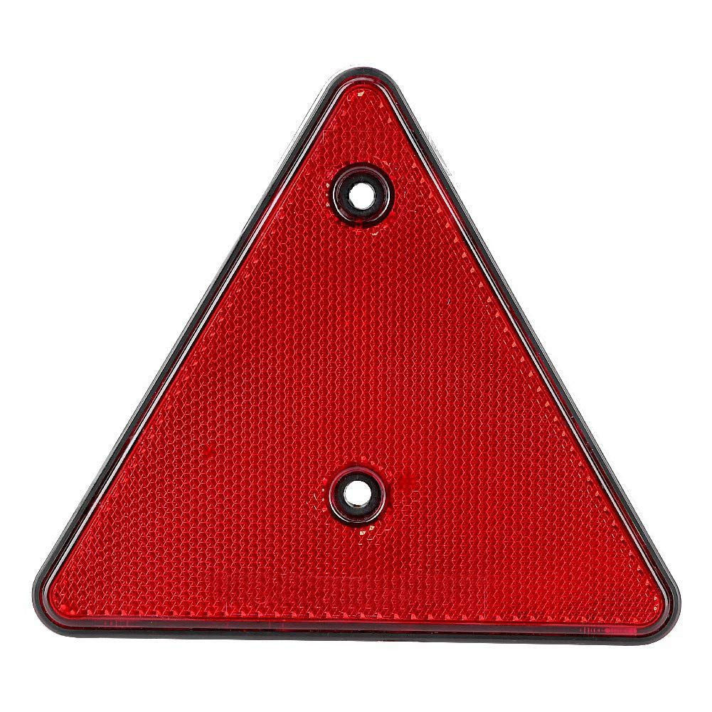 Catadioptru triunghiular 15x15x15 cm Rosu Runkit - RKDI13