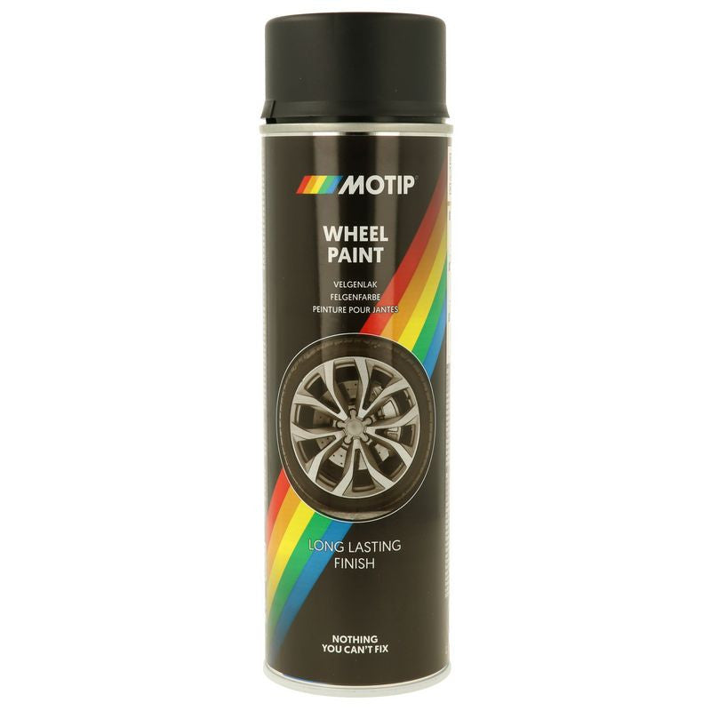 Spray jante Negru Mat Motip 500 ml - 4019