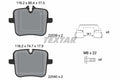 set placute frana,frana disc 2203901 TEXTAR