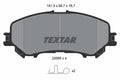 set placute frana,frana disc 2206503 TEXTAR