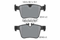 set placute frana,frana disc 2214101 TEXTAR