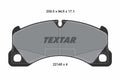 set placute frana,frana disc 2214801 TEXTAR