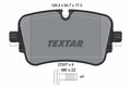 set placute frana,frana disc 2230701 TEXTAR