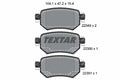 set placute frana,frana disc 2234901 TEXTAR