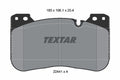 set placute frana,frana disc 2244101 TEXTAR