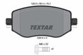 set placute frana,frana disc 2261001 TEXTAR