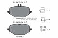 set placute frana,frana disc 2272303 TEXTAR