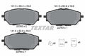 set placute frana,frana disc 2278201 TEXTAR