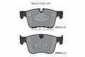 set placute frana,frana disc 2281301 TEXTAR
