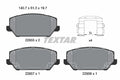 set placute frana,frana disc 2285501 TEXTAR