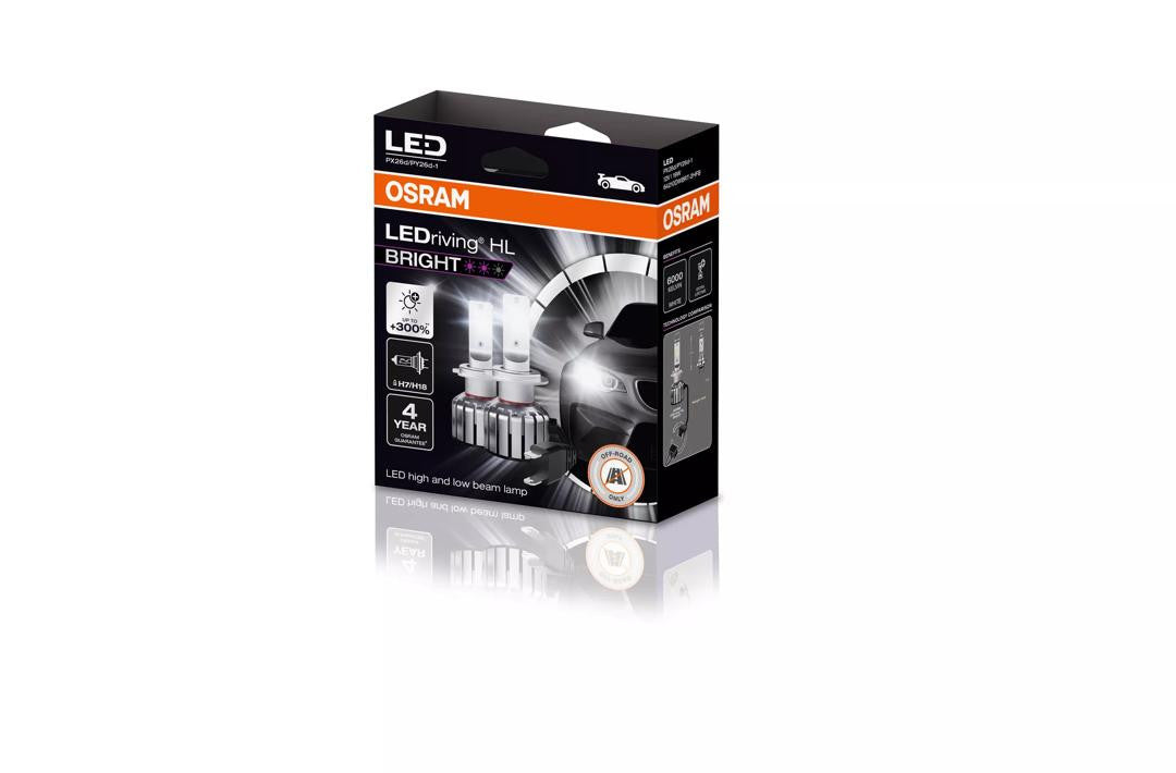 Bec Osram LEDriving HL Bright H7/H18 (Off-Road) - 64210DWBRT
