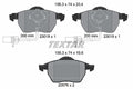 set placute frana,frana disc 2301802 TEXTAR