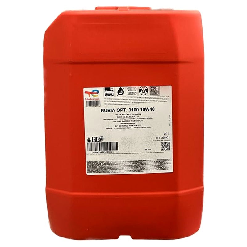 Ulei motor Total Rubia Opt. 3100 10W-40 20L 230703