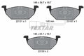 set placute frana,frana disc 2313101 TEXTAR