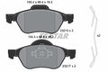 set placute frana,frana disc 2321502 TEXTAR