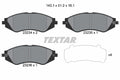 set placute frana,frana disc 2323401 TEXTAR