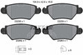 set placute frana,frana disc 2325803 TEXTAR