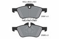 Set placute frana TEXTAR 2328101