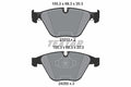 set placute frana,frana disc 2331301 TEXTAR