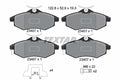 set placute frana,frana disc 2340702 TEXTAR