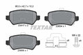 set placute frana,frana disc 2341703 TEXTAR