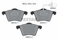 Set placute frana TEXTAR 2341801
