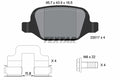 set placute frana,frana disc 2351703 TEXTAR