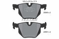 set placute frana,frana disc 2355001 TEXTAR