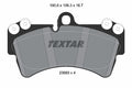 set placute frana,frana disc 2369302 TEXTAR