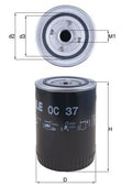 Filtru ulei OC 37 MAHLE