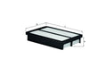 Filtru aer LX 1785 MAHLE